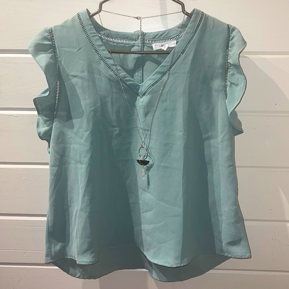 Cute Teal Blouse by Mine